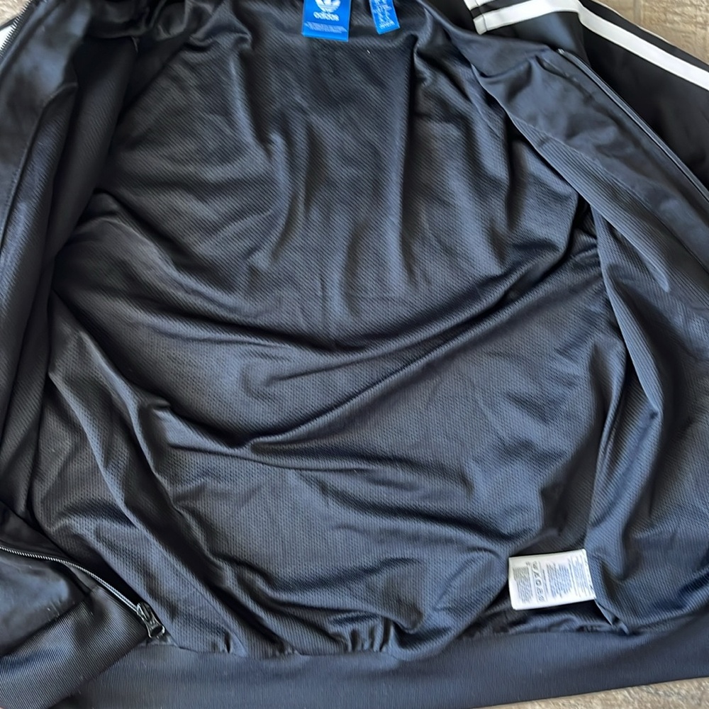 Adidas Black Track Jacket size medium - Picture 4 of 5